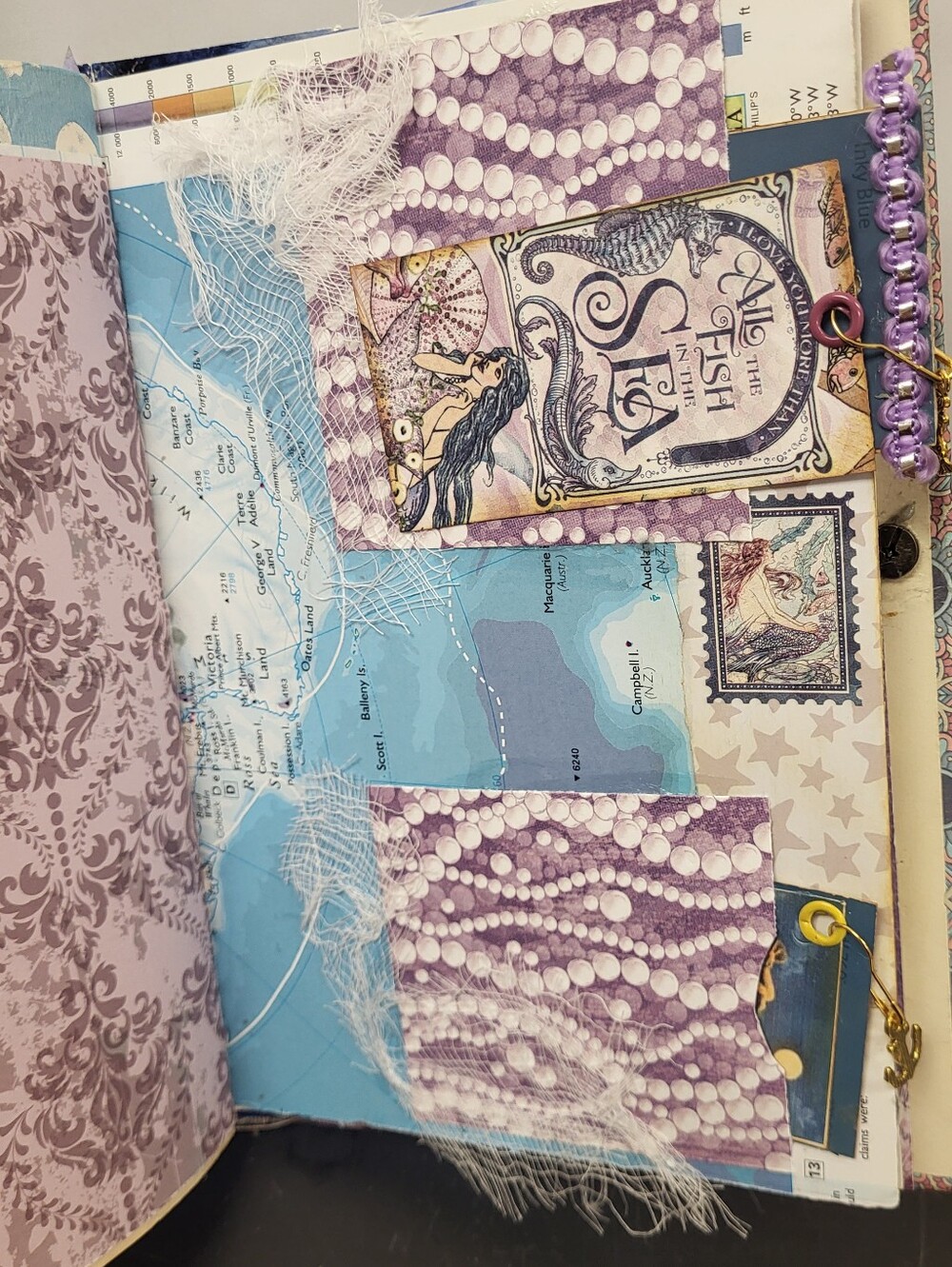 Mermaid Junk Journal - Picture 3 of 14